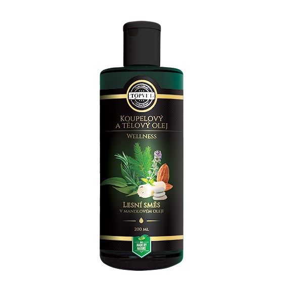 Topvet Kúpelňový a telový olej lesná zmes 200 ml