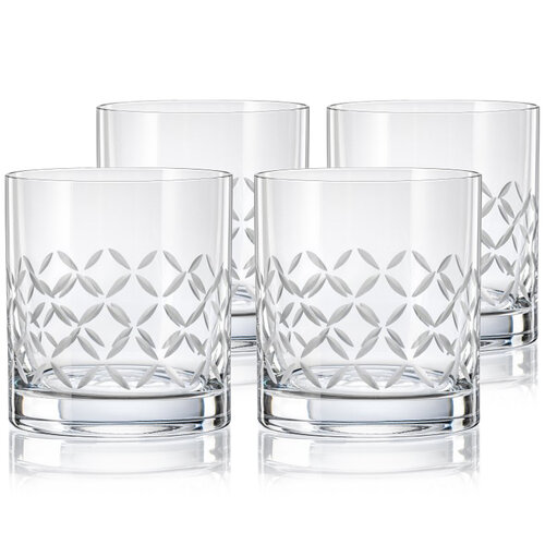 Crystalex CXBR778 Set 4 pahare de whisky, 280 ml