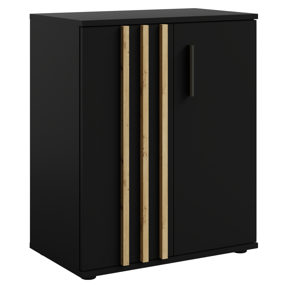 Skrinka TOLIS 2D, čierna