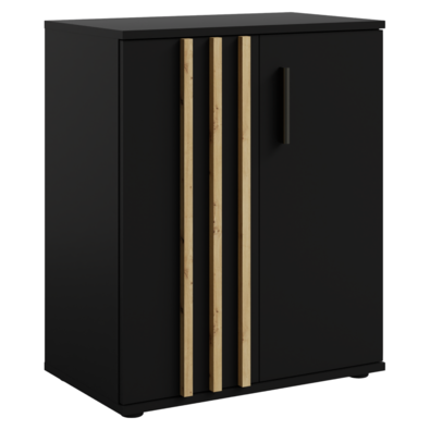 Skrinka TOLIS 2D, čierna