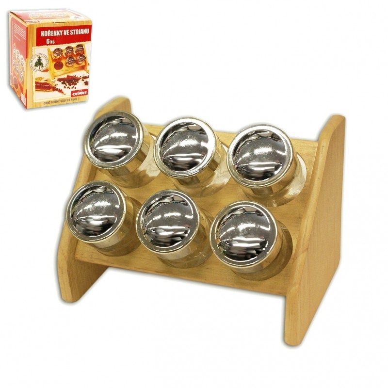 Orion 6-dielna sada koreničiek so stojanom,