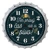 Bohemia Gifts Zegar - Czas na piwo, 35 cm