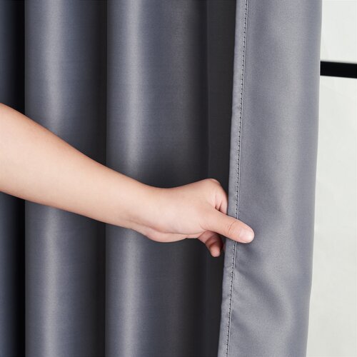 Draperie blackout 4Home Dublin gri, 150 x 250 cm