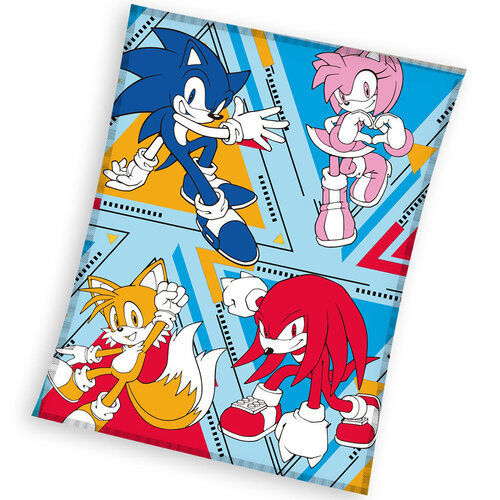 Carbotex Dětská deka Ježek Sonic Original, 130 x 170 cm