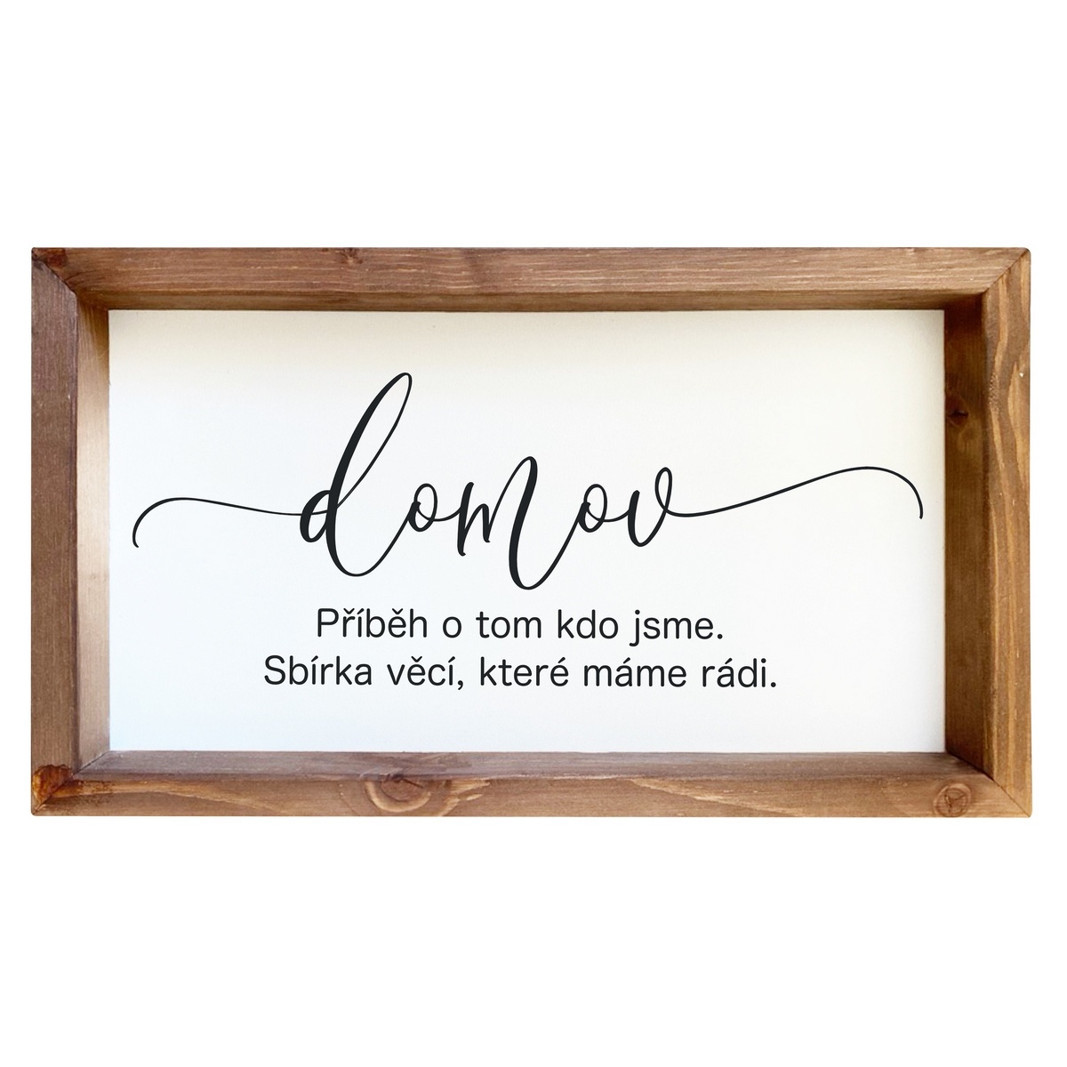 Bohemia Gifts Dekoračný obrázok - Domov, 20 x 35 cm