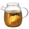 4Home Stekleni vrč s pokrovom Stripe Hot&amp;Cool,1 l