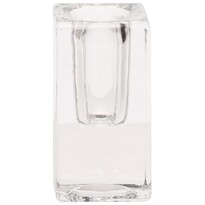 Cardona üveg gyertyatartó, 4 x 8 cm
