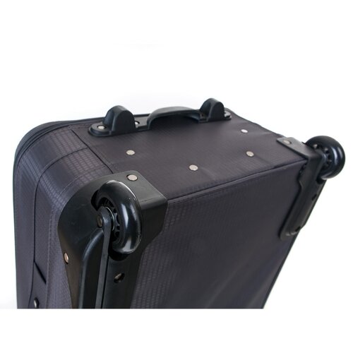 Pretty UP Sada cestovních textilních kufrů TEX01 3 ks, šedá