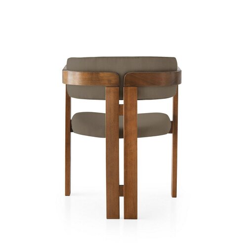 Krzesło do jadalni CO Light Brown and Walnut