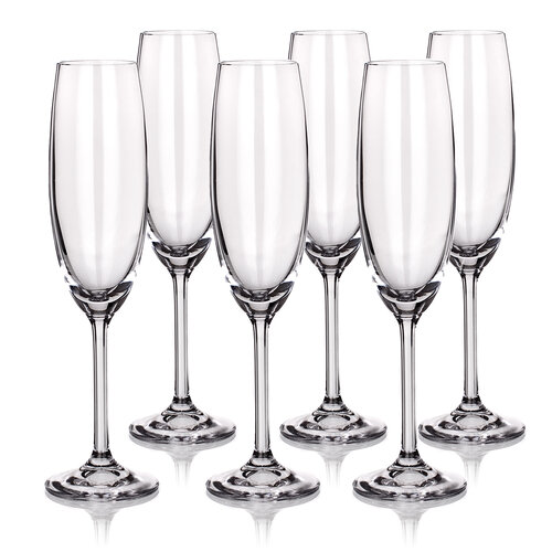 Banquet 6-dielná sada pohárov na šampaňské, 220 ml