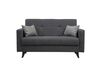 Klappsofa Polya Dark Grey