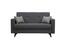 Klappsofa Polya Dark Grey