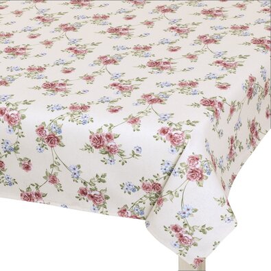 Bellatex Tischtuch DITA Kletterrose, 140 x 180 cm