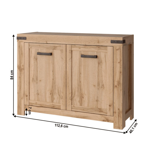 Szafka MORATIZ 2D, dąb wotan