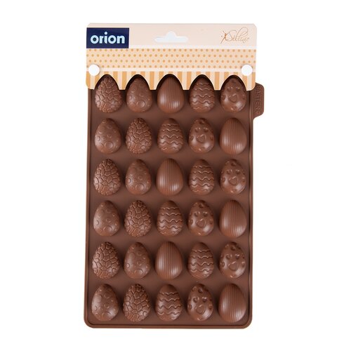 Orion Silikonska forma za čokolado Velikonočnajajca, rjava