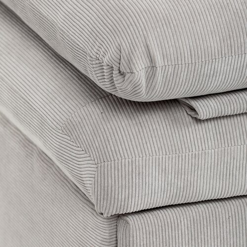 Rozkładana sofa trzyosobowa ASB-4740 BGE2,manżestrowa, beżowa