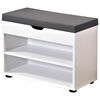 Kesper 15914 Schuhbank, weiß, 60 x 45 x 30 cm