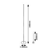Lampă de podea cu LED Rabalux 74005 Luigi, 18 W, negru