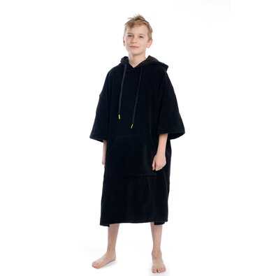 Poncho Towee Surf MONO negru, 60 x 90 cm
