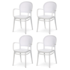 Set de scaune de sufragerie CT-746 WT, 4 buc