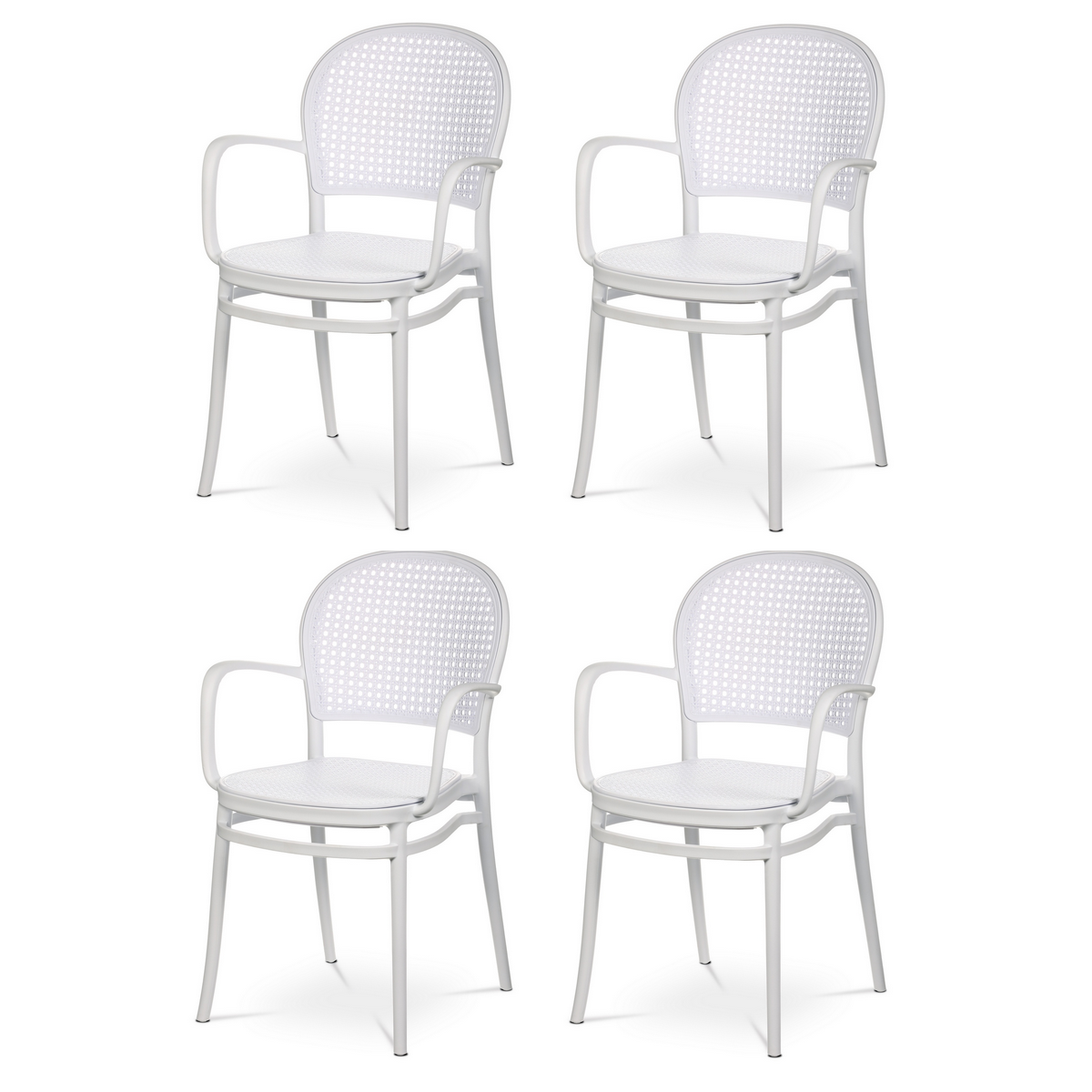 Set de scaune de sufragerie CT-746 WT, 4 buc