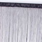 Provázková záclona Cortina do dveří černá, 90 x 200 cm