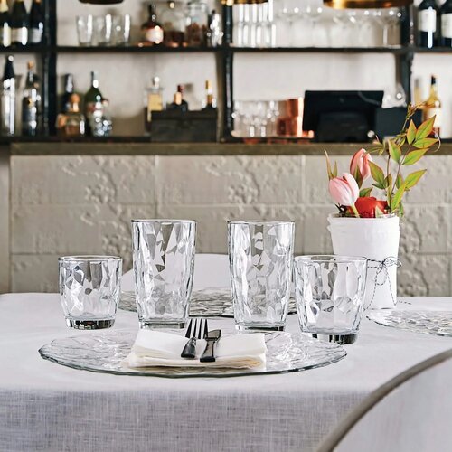 Bormioli Rocco Zestaw 3 szklanek na long drink Diamond 470 ml