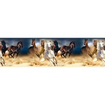 Poster autocolant Horses, 500 x 14 cm