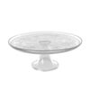 Serviertablett aus Glas für Torte Rose, 30 cm
