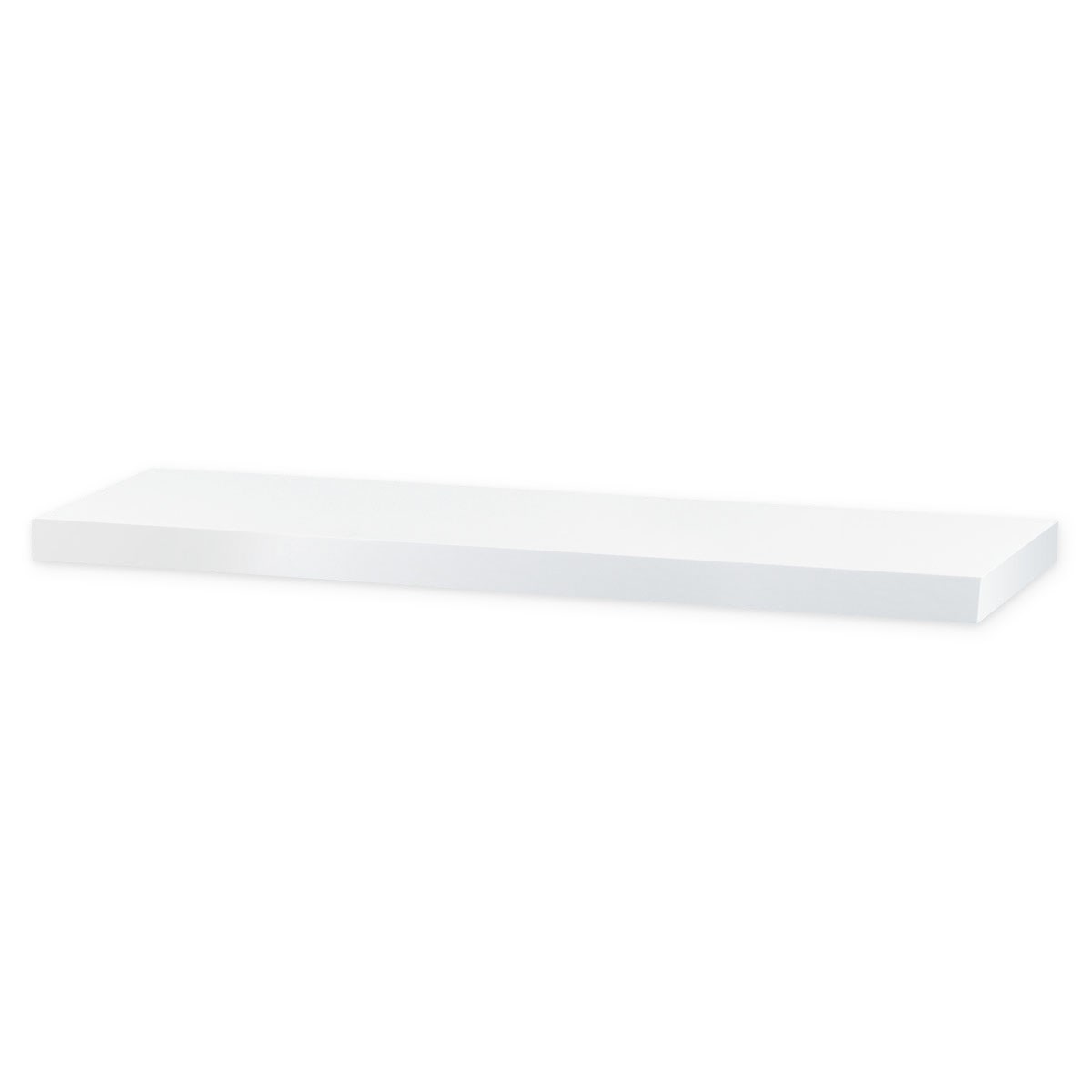 Nástěnná polička Shelfy 80 cm, bílá, 80 cm