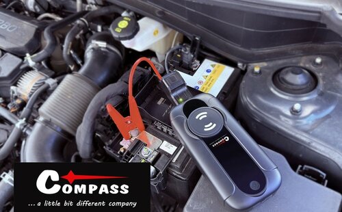Compass Powerbanka s funkcí JUMP STARTER 8.000mAh1000A s Qi bezdrátovým nabíjením