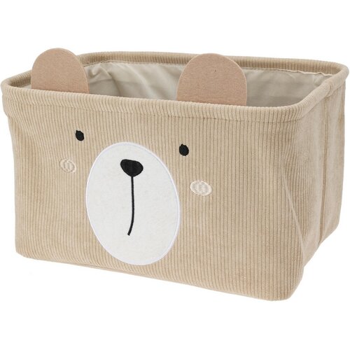 Hatu Kinder-Stoffaufbewahrungskorb, beige, 2 Stück