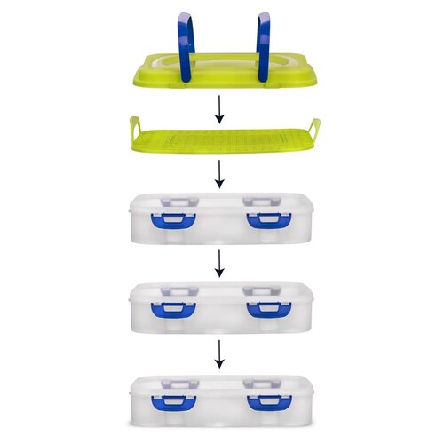 Orion Přenosný box na potraviny 3 patra