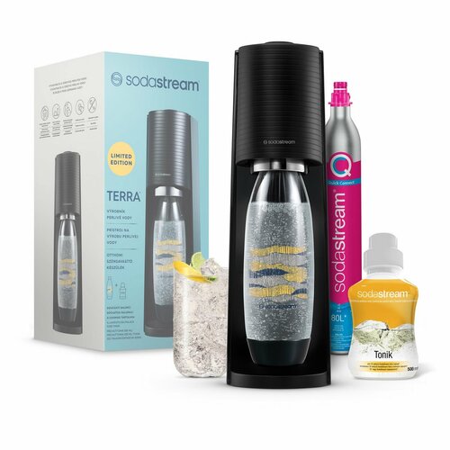 Sodastream Terra Black Tonic Megapack, saturator do wody gazowanej