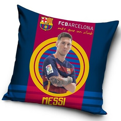 Poduszka FC Barcelona – Messi 2016, 40 x 40 cm