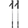 Bastoane de mers pe jos Nordic walking antishock, argintiu