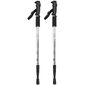 Bastoane de mers pe jos Nordic walking antishock, argintiu