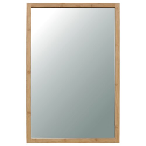 Nástenné zrkadlo B044 NAT, bambus