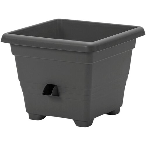 Plastia Горщик для квітів з автополивом Bergamot сірий,30 х 30 см