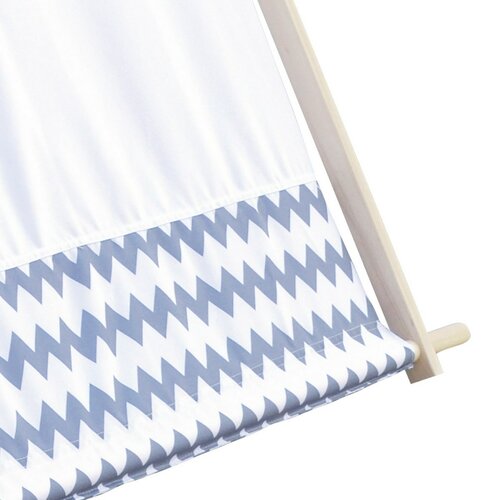 Cort pentru copii Bino Little house alb, 125 x 92x 95 cm