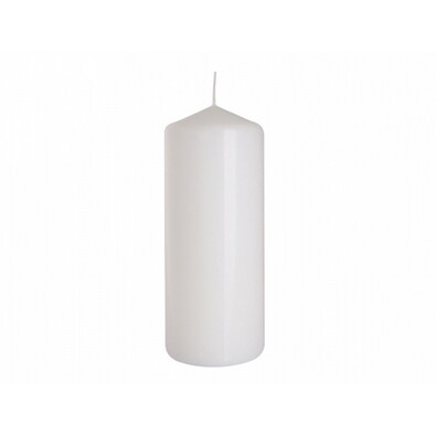 Dekoratívna sviečka Classic Maxi biela, 20 cm