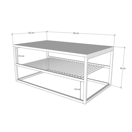 Couchtisch Asude White