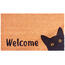 Kokosová rohožka Cat Welcome, 43 x 73 cm