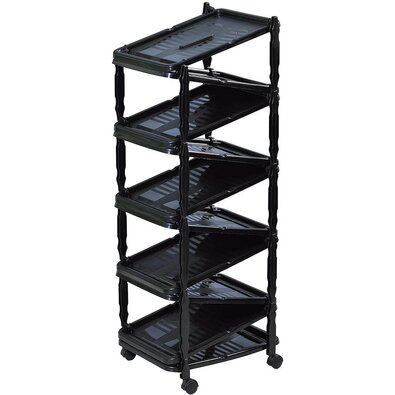 Стійка для взуття Zip 10 чорний, 36 x 30 x 94см