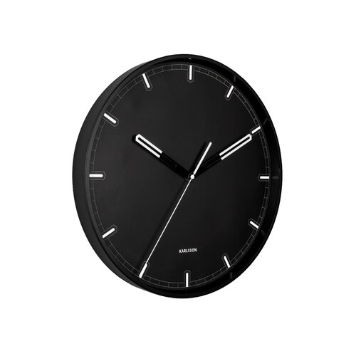 Karlsson KA5774BK Designové nástěnné hodiny, 40 cm