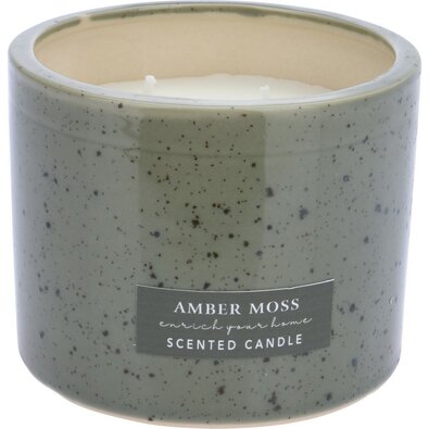 Dišeča sveča Enrich your home, Ambre Moss, 180 g,10,5 x 8 cm
