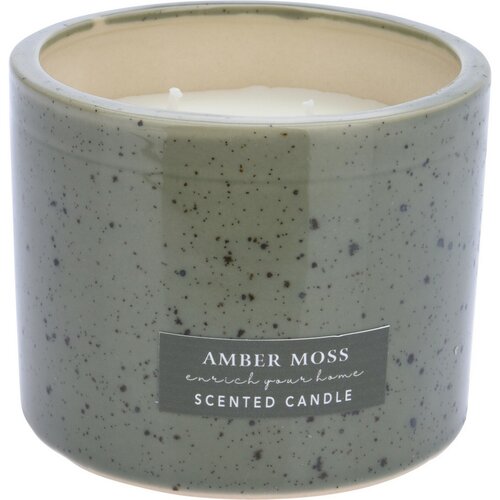Dišeča sveča Enrich your home, Ambre Moss, 180 g,10,5 x 8 cm