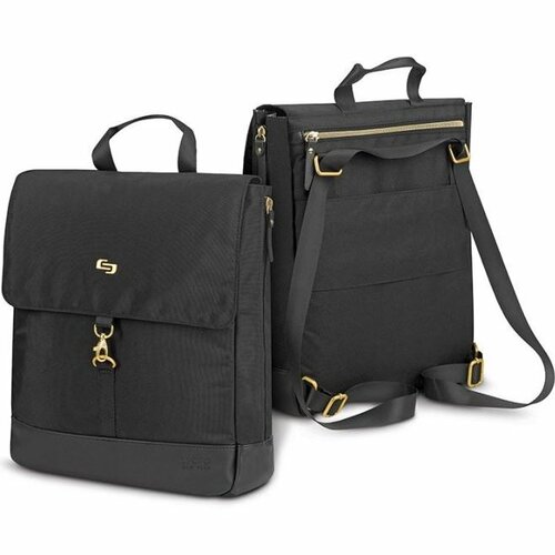 SOLO NEW YORK Austin Hybrid für Damen-Rucksack für NB, Schwarz