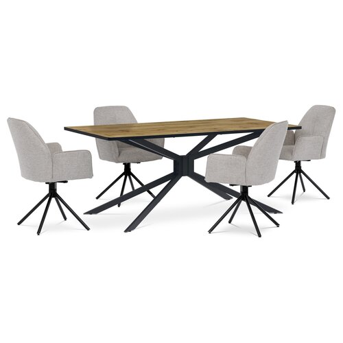 Set de scaune de sufragerie cu mecanism deîntoarcere HC-522 CRM2, 2 buc.