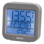 Hama RC 130 Digitálny budík riadený rádiovým  signálom, sivá
